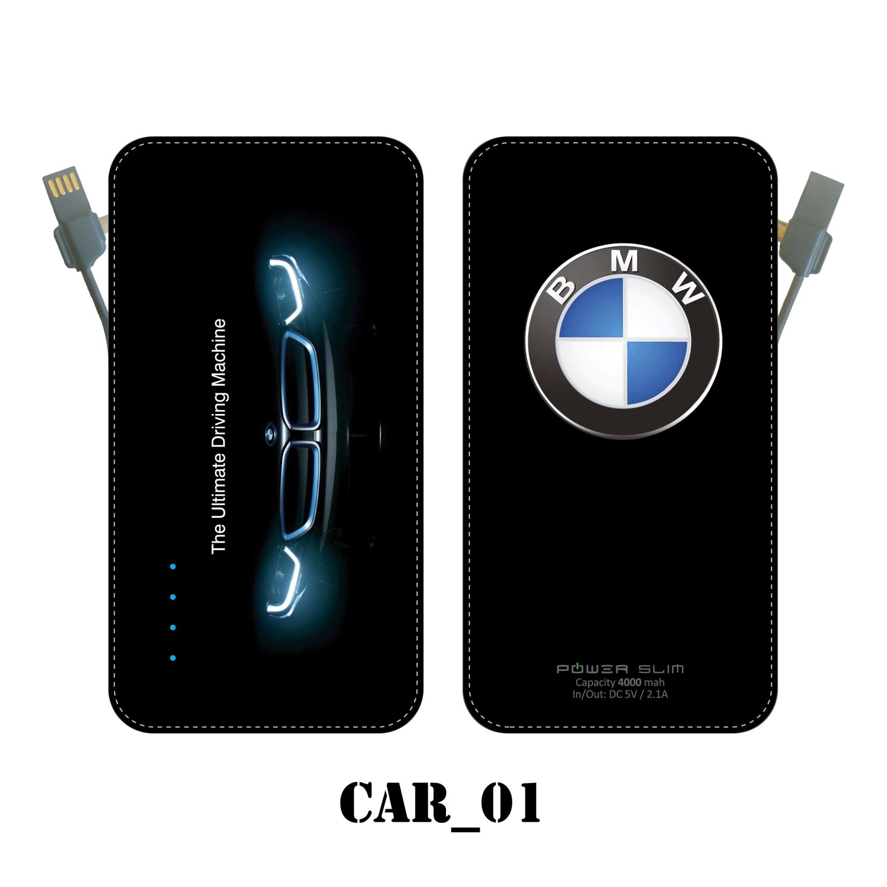 

УМБ Power Slim 4000 mAh Car 01 2110152