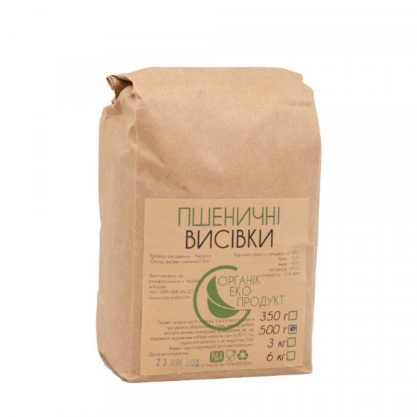 Отруби пшеничные Organic Eco-Product, 500 г от продавца: MFoods ...