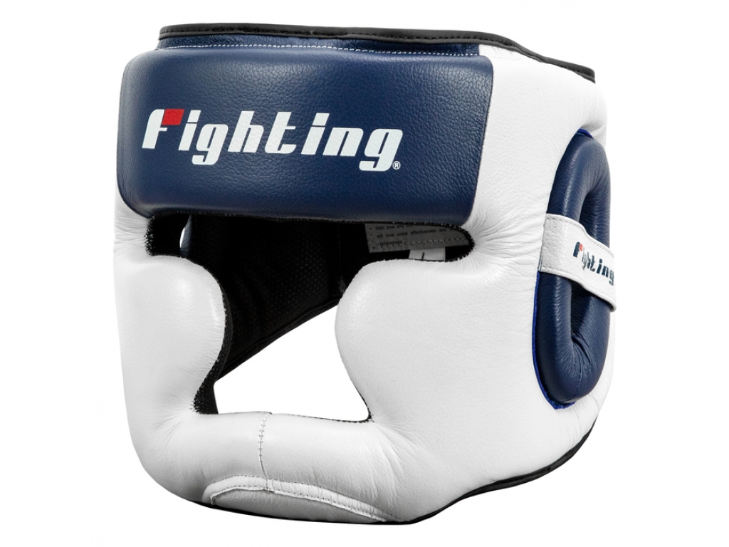 

Шлем FIGHTING SPORTS Force Full training Headgear L белый/синий (5216)