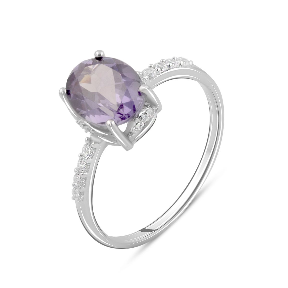

Серебряное кольцо jill с александритом 4.65ct 18 размер