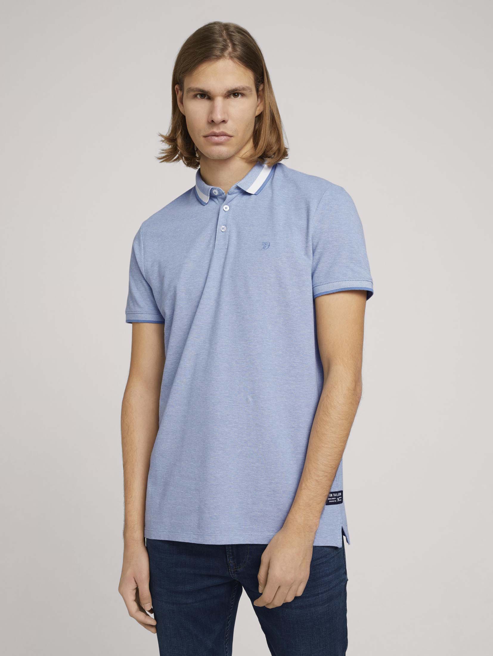 

Поло Tom Tailor 1024954-26196 XXL Светло-голубое