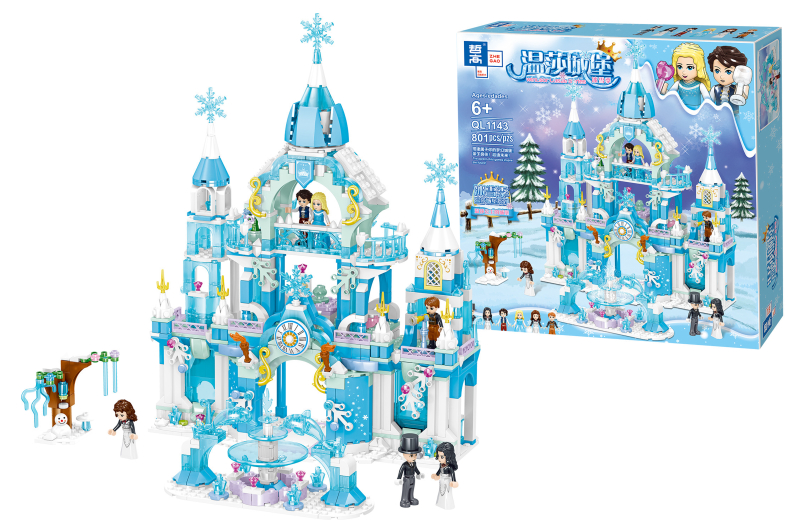 

Конструктор Замок Frozen 801 дет Zhe Gao (QL1143)