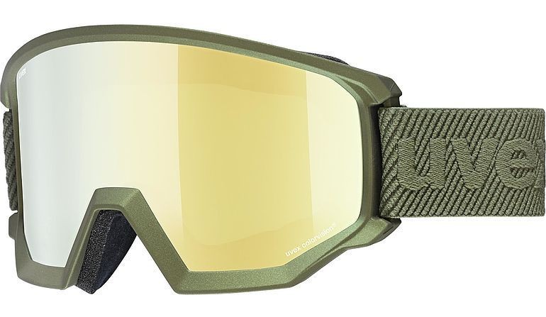 

Горнолыжная Маска UVEX Athletic CV Croco Mat SL Gold Green
