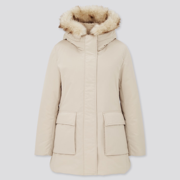 

Парка Uniqlo  бежевая, Парка Uniqlo L бежевая