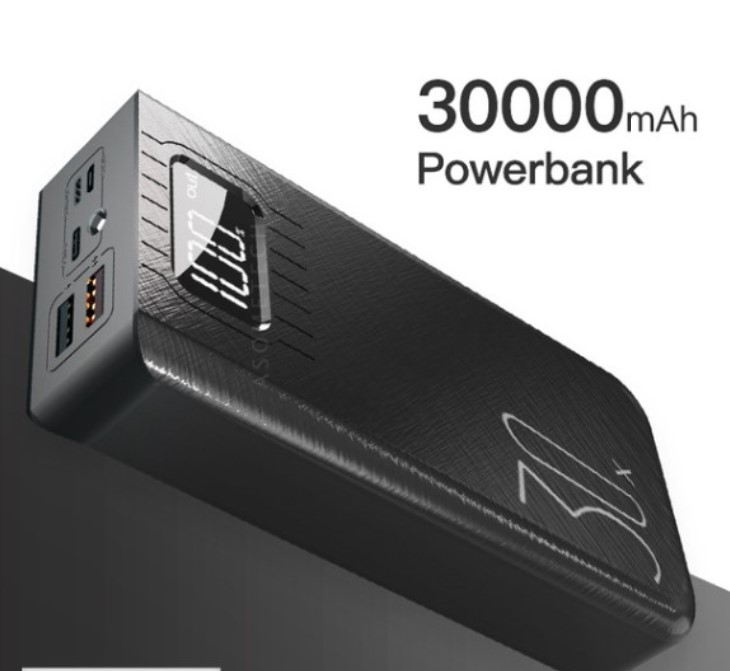 

УМБ с LED дисплеем VHG BH17 30000 mAh Power Bank Black