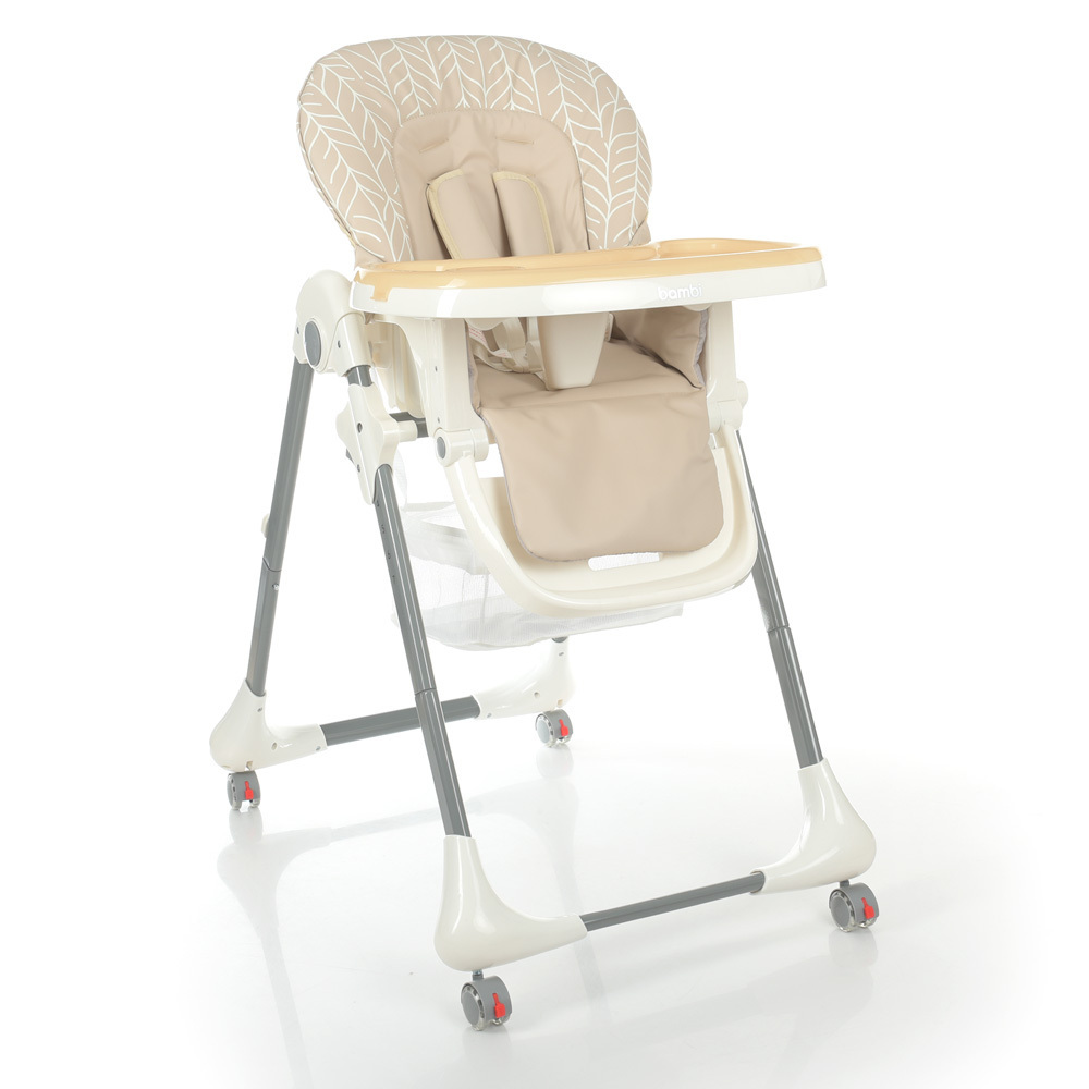 

Стульчик для кормления Bambi M 3233L Liliac c выдвижным столиком фиолетовый однотонный