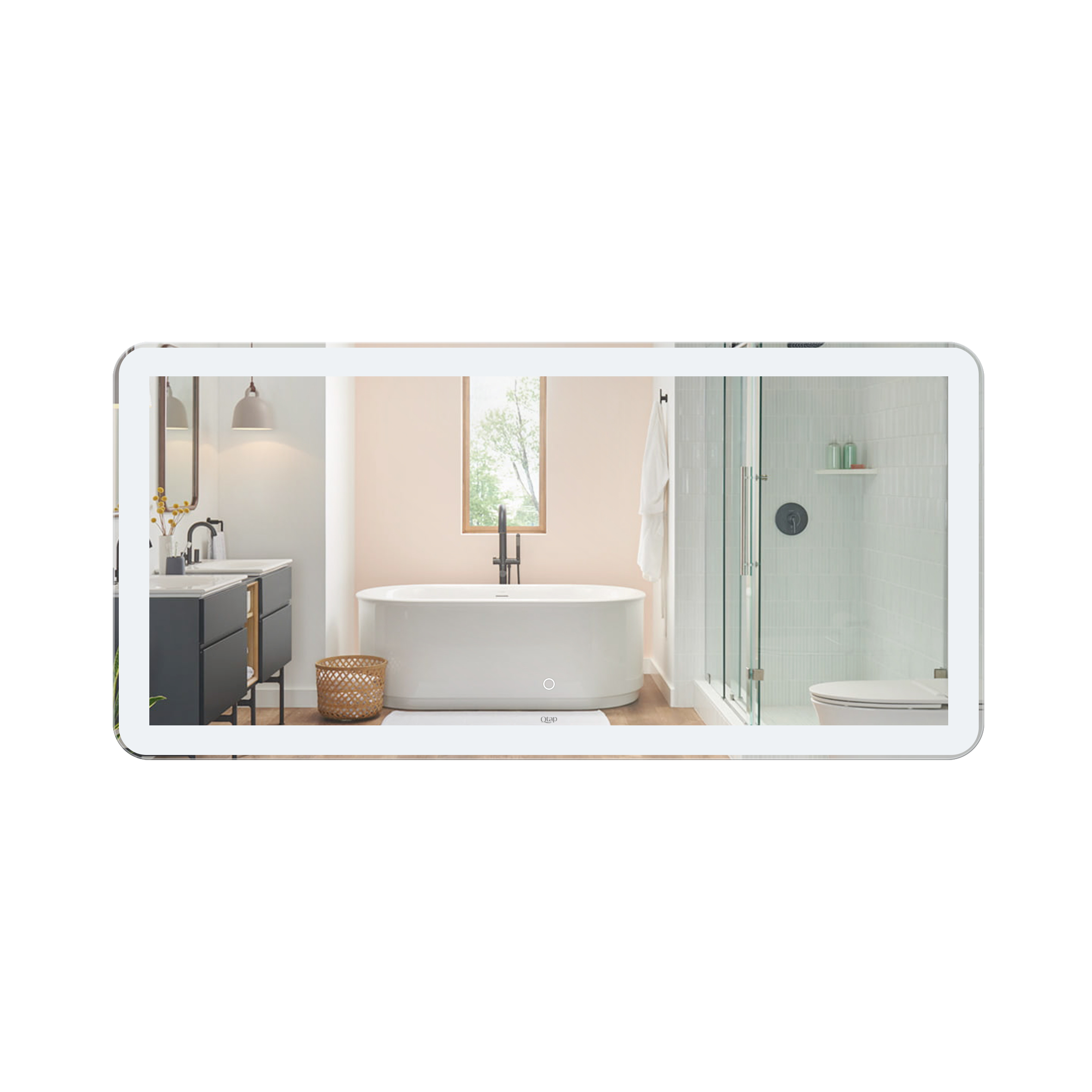 

Зеркало Qtap Swan 1400х700 с LED-подсветкой QT1678141470140W