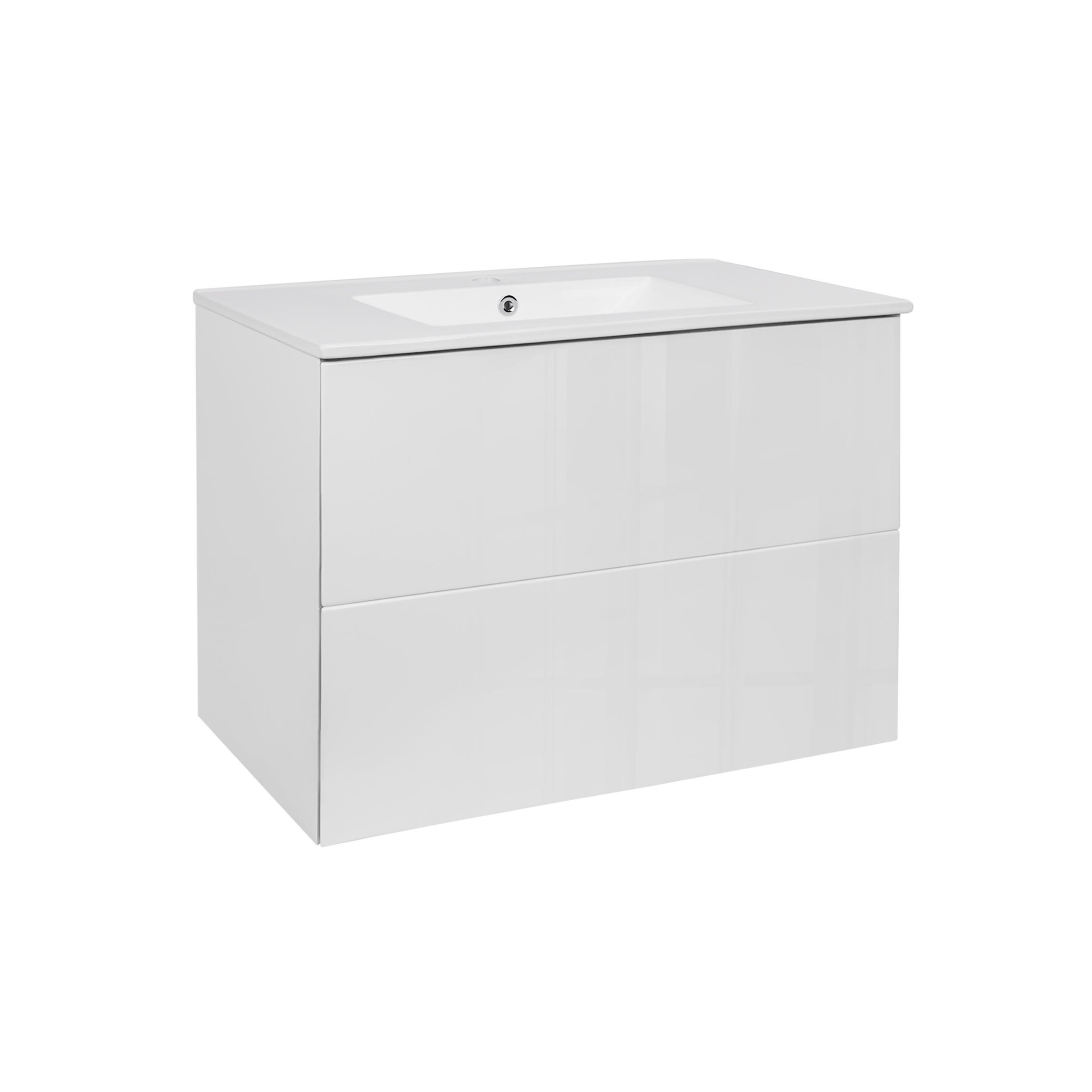 

Комплект Qtap Tern 800х580х437 White тумба подвесная + раковина врезная QT1772TPL8013080CW