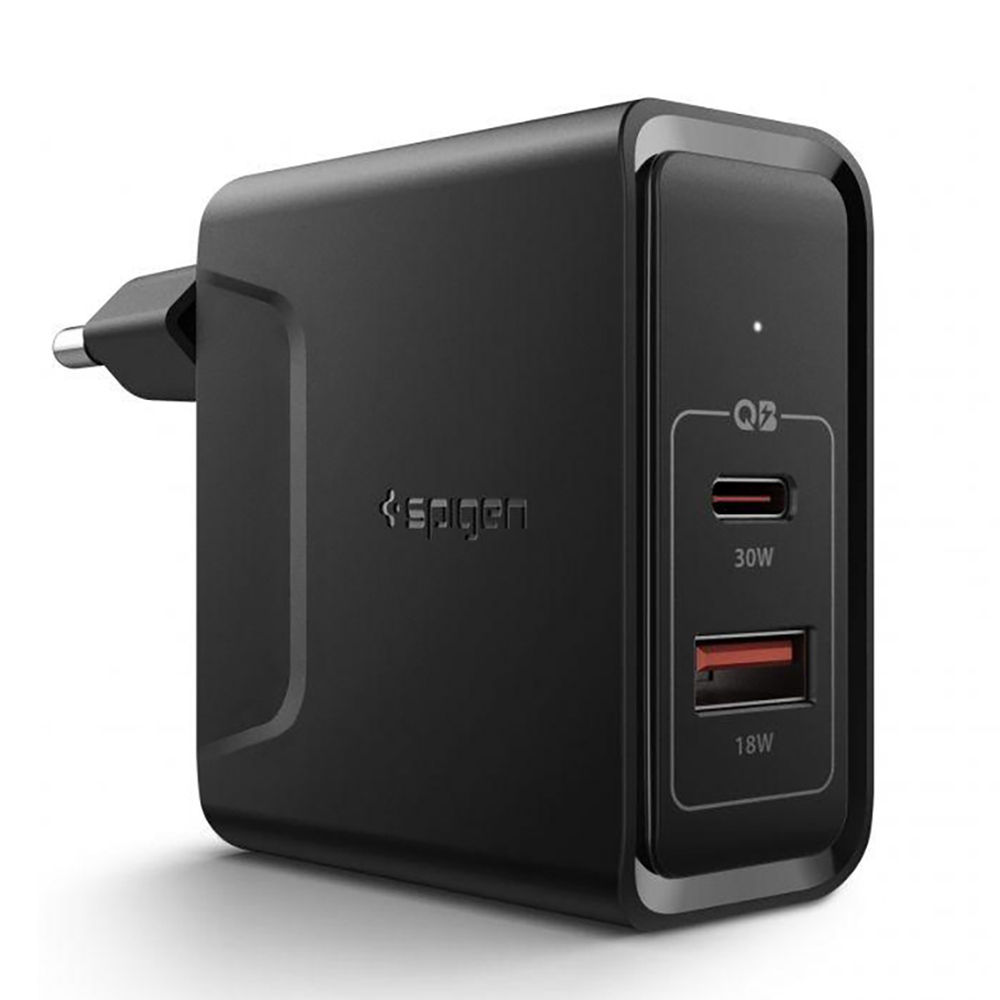 

Сетевое зарядное устройство Spigen PowerArc 48W F211 USB-C 30W USB-A 18W