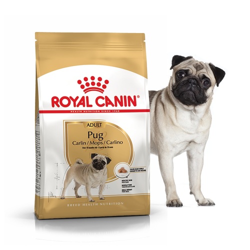

Сухой корм для мопсов старше 10 месяцев Breed PUG ADULT 7.5 кг Royal Canin BGL-RC-594