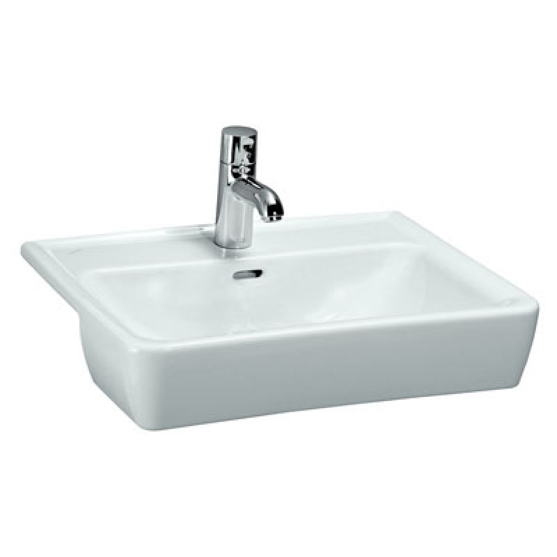 

Умывальник подвесной Laufen Pro 56x44 см полувстраиваемый, белый (H8129610001041)