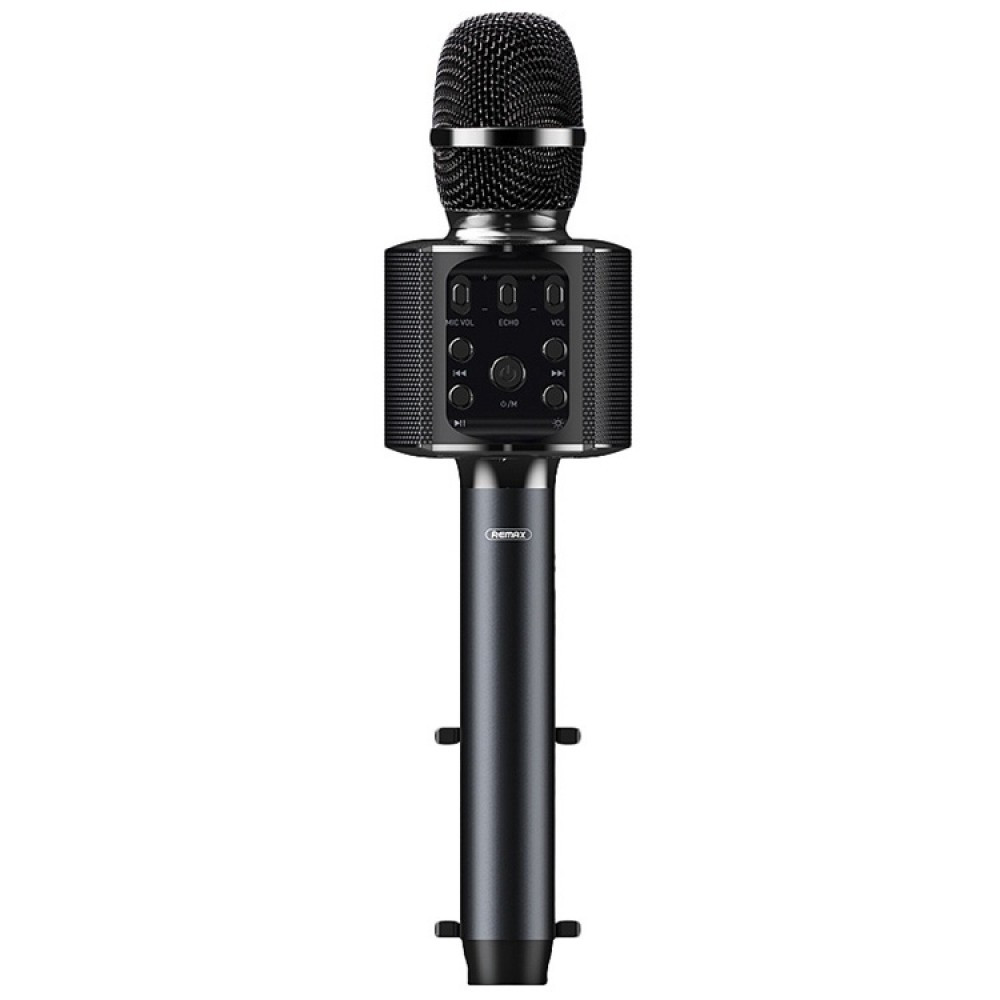 

Беспроводный караоке-микрофон Remax K-05 с держателем для смартфона Black