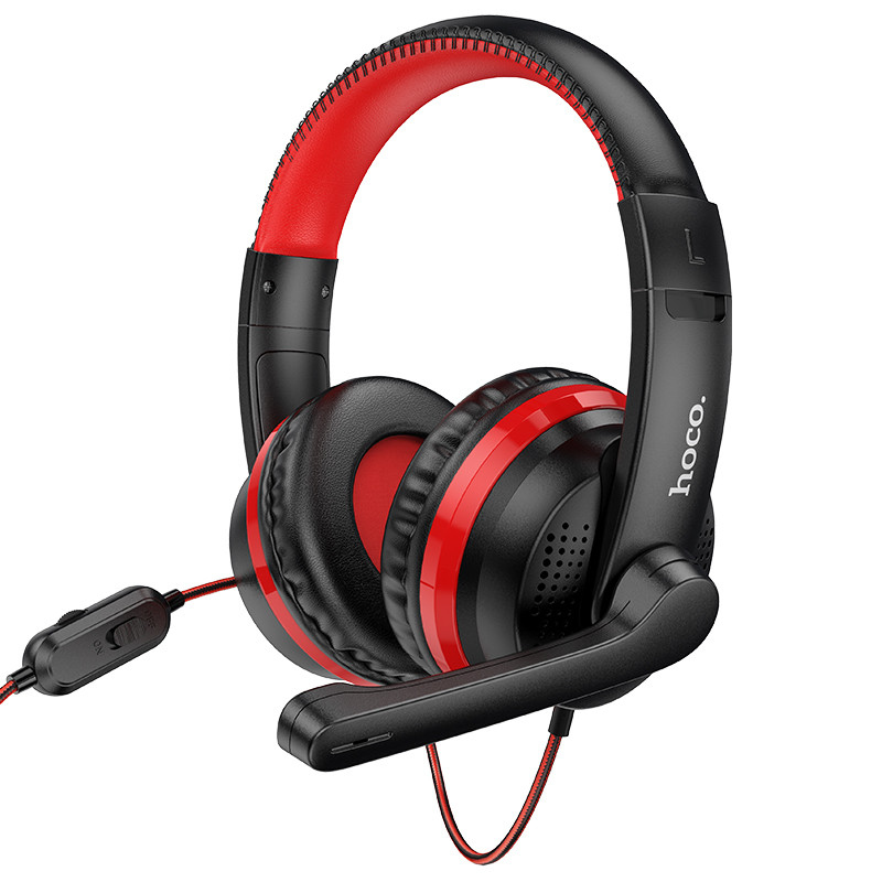 

Игровые наушники Hoco W103 с микрофоном (Гарнитура Hoco W103) Красный