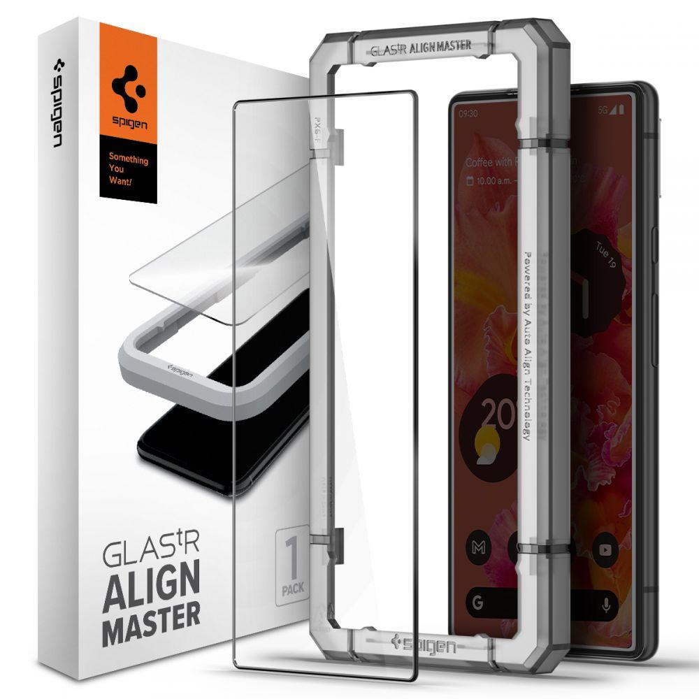 

Защитное стекло Spigen Glas.tR Align Master Full Cover для Google Pixel 6 Black