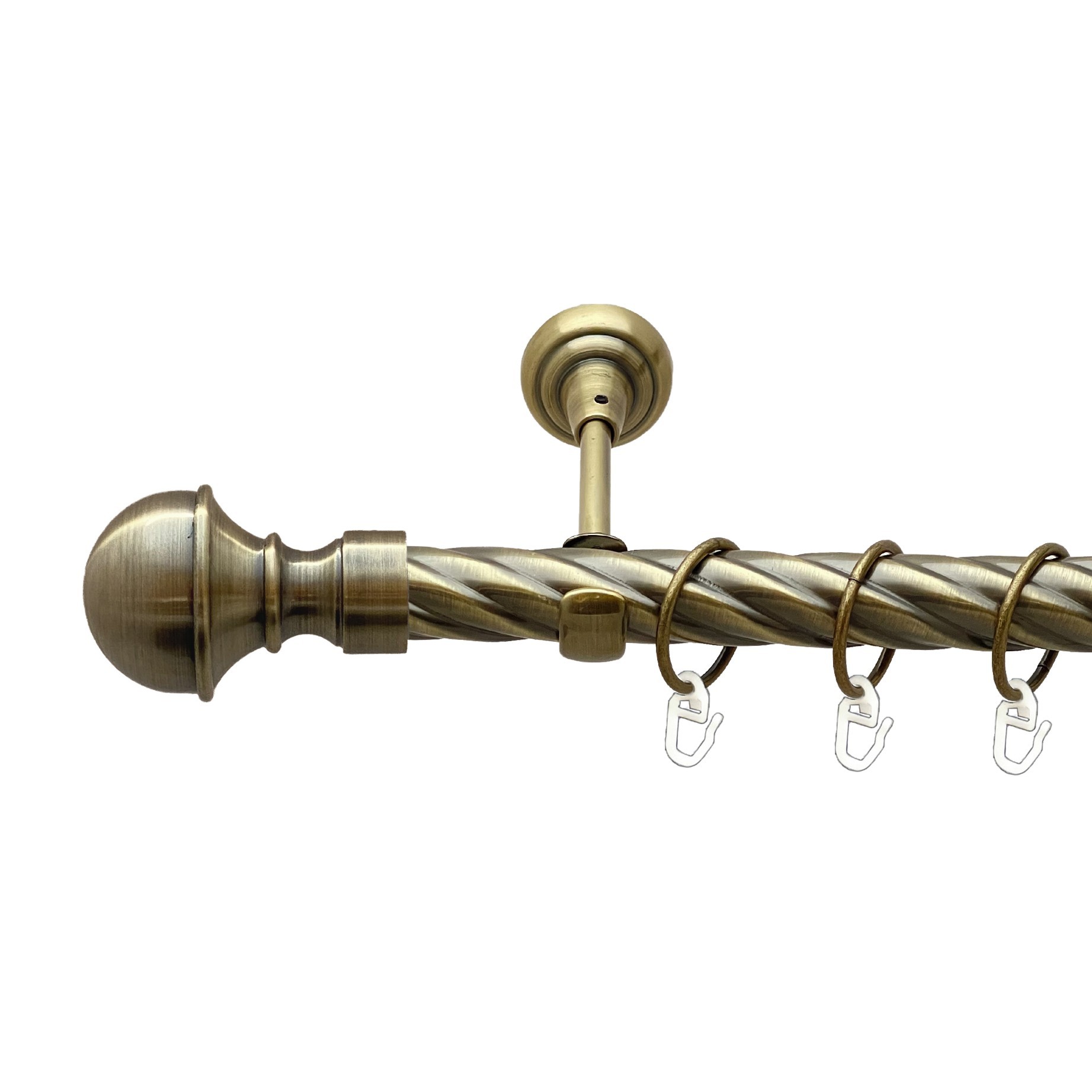 

Карниз Orvit Бостон металевий однорядний відкритий скручена труба кільце металеве Антик 25 мм 300 см (00-00017686)