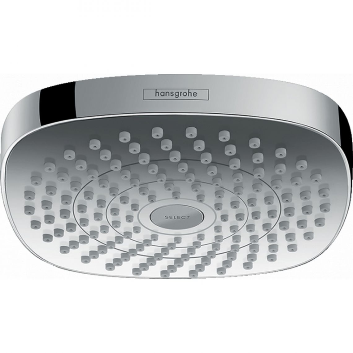 

Верхний душ Hansgrohe Croma Select E 180 2jet, белый/хром (26524400)