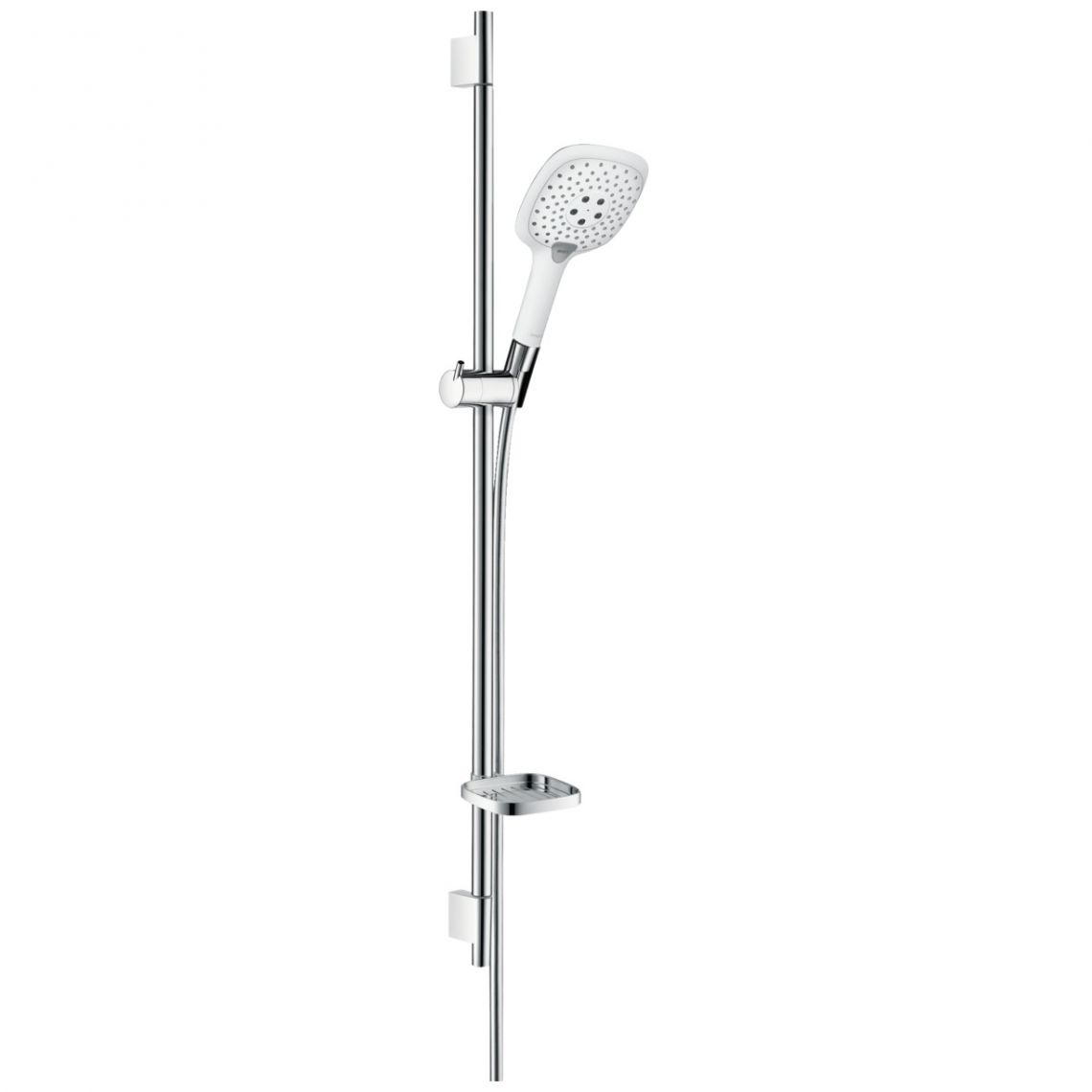 

Душевой набор Hansgrohe Raindance Select E 150 3Jet 90 см, White/Chrome (27857400)