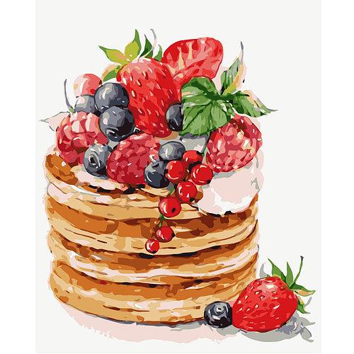 

Картина по номерам Strateg VA-0845 40*50 см Вкусный завтрак