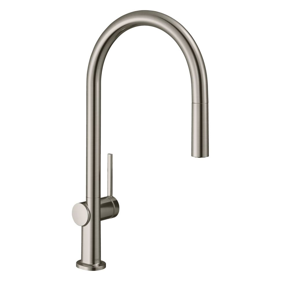 

Смеситель для кухни Hansgrohe Talis 210 1jet с вытяжным изливом, Stainless Steel (72802800)