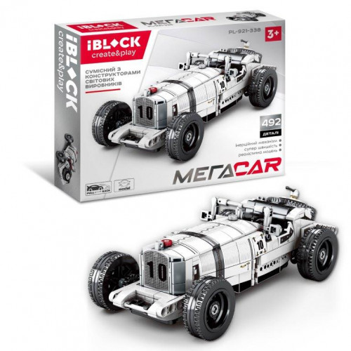 

Конструктор IBLOCK мега CAR 492 дет. (PL-921-338)