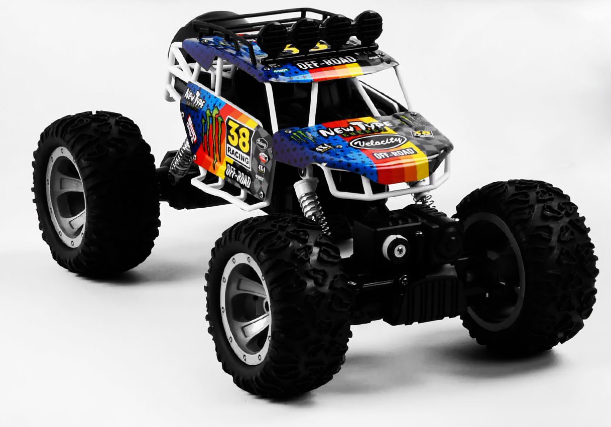 

Багги на радиоуправлении "4 Wheel Drive" амортизаторы, полный привод 4WD (98612)