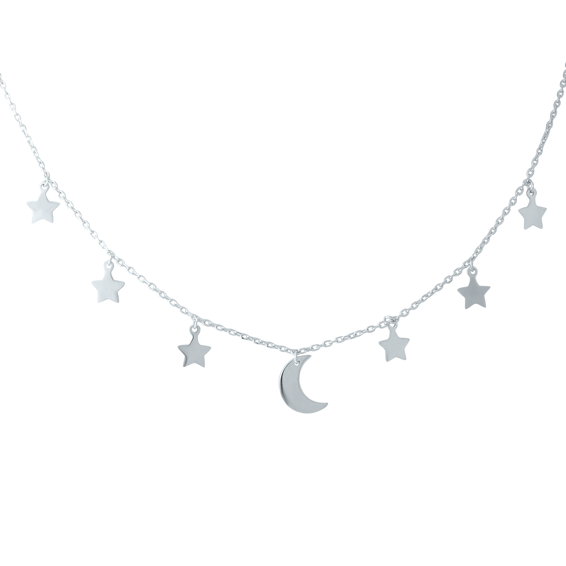 

Серебряное колье jill без камней 450480 размер