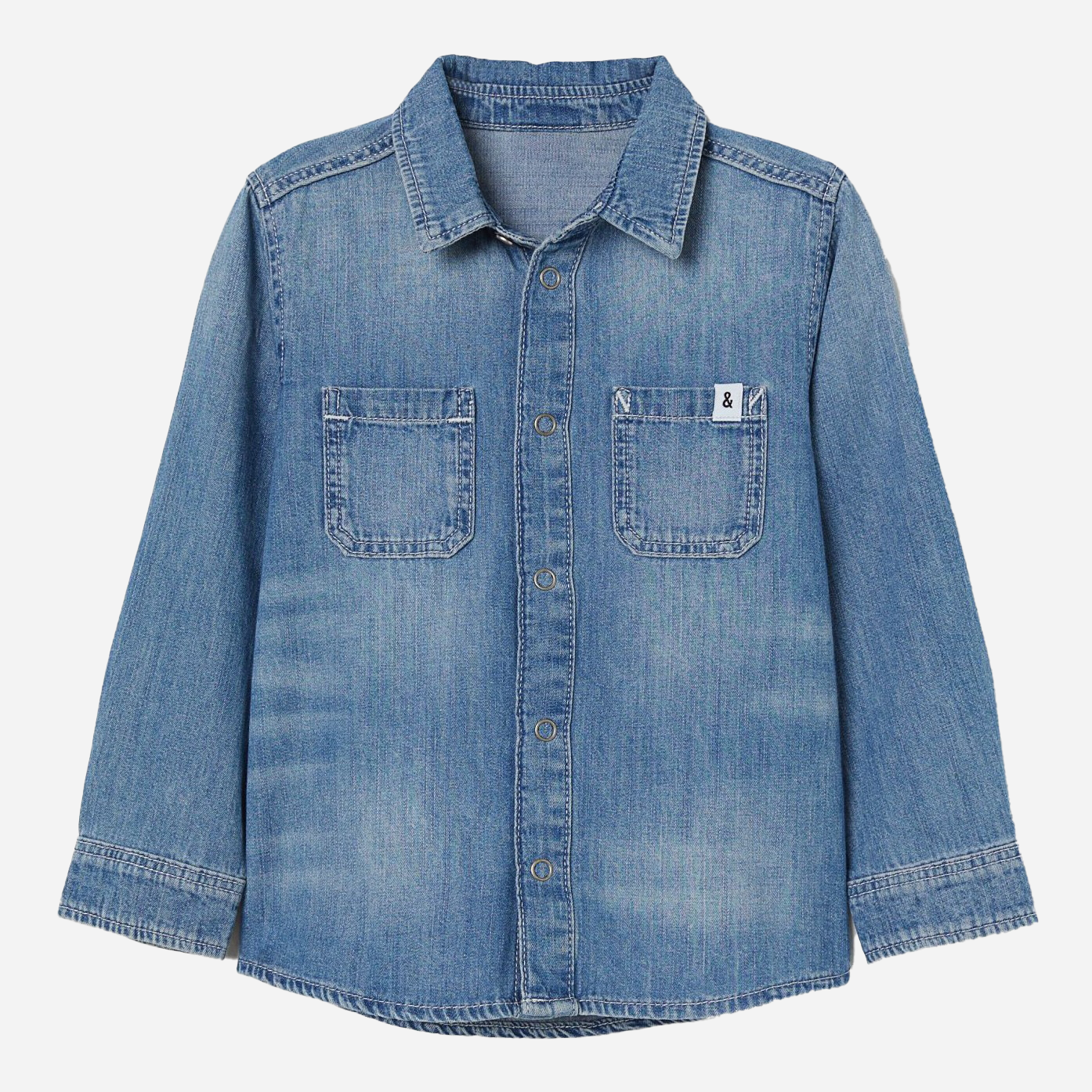 

Рубашка H&M 1512-746145 98 см Голубая