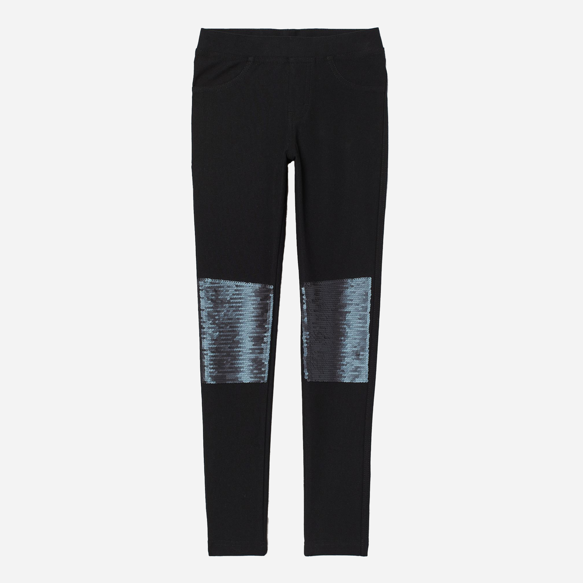 

Джеггинсы H&M 1512-795820 146 см Черный/Пайетки