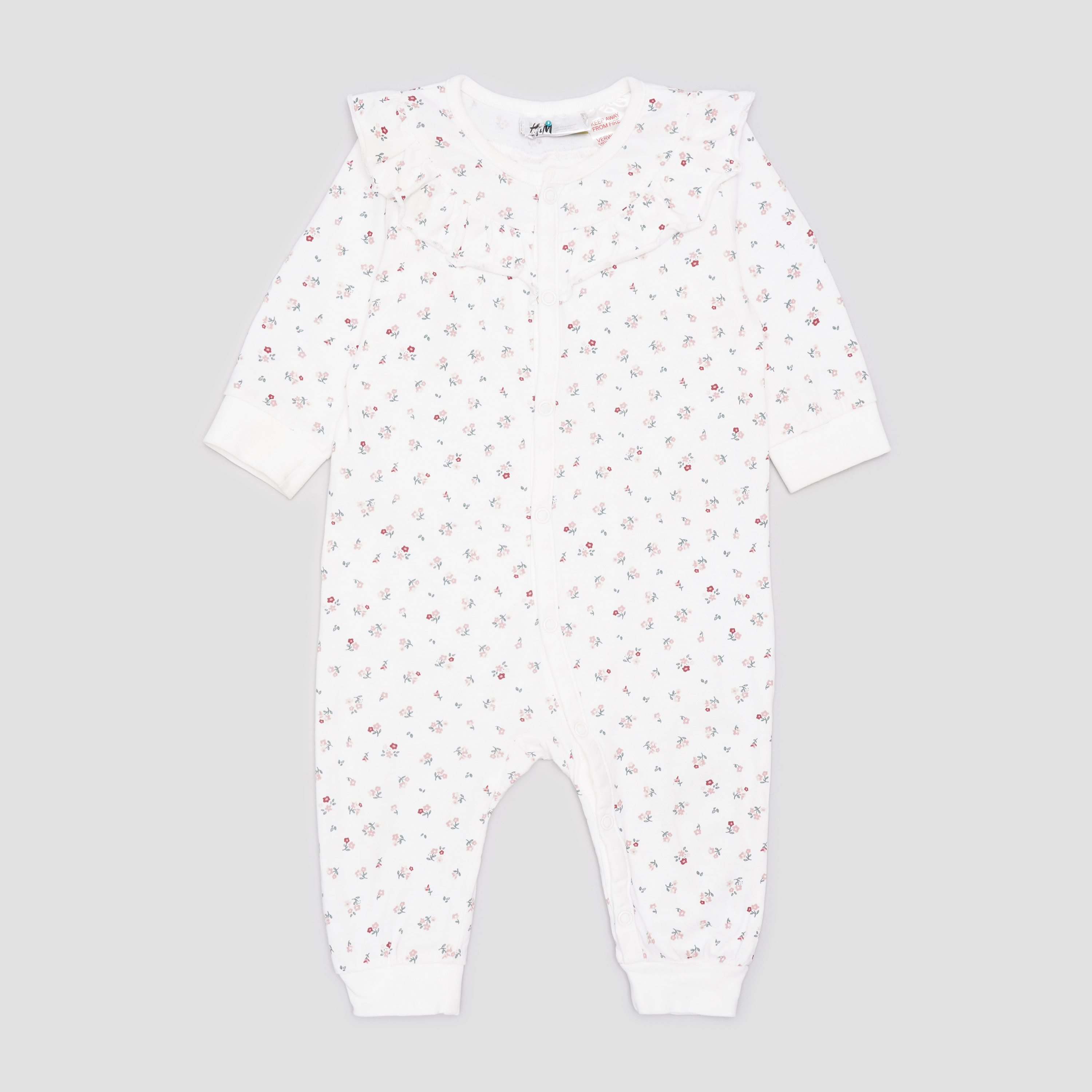 

Человечек H&M 2010-4271147 80 см Белый/Цветочки
