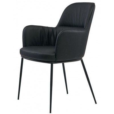 

Офисное кресло Concepto Sheldon чёрное (ARM832A-PU-52S-BLACK)