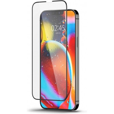 

Стекло защитное Spigen Apple iPhone 13 / 13 Pro tR Slim FCHD, Black