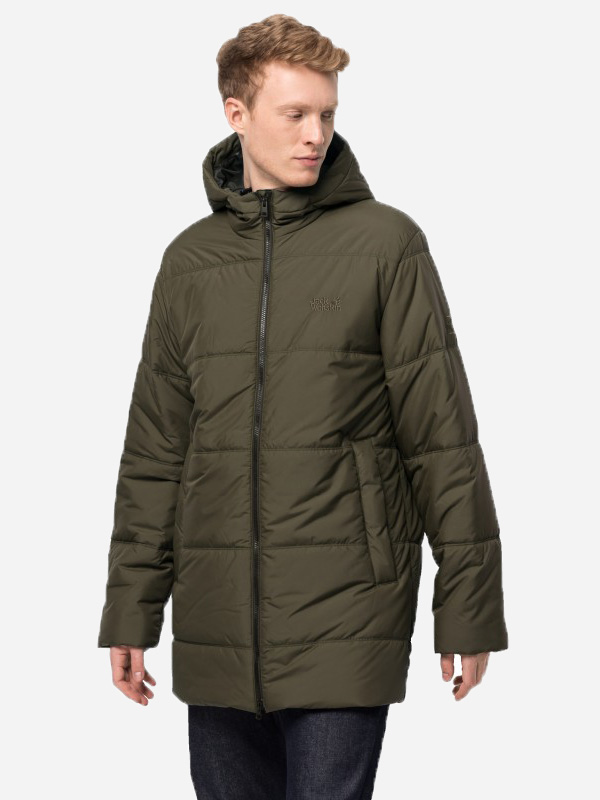 

Пуховик синтетический Jack Wolfskin North York Jacket M 1206381-4144 XXL Серо-зеленый