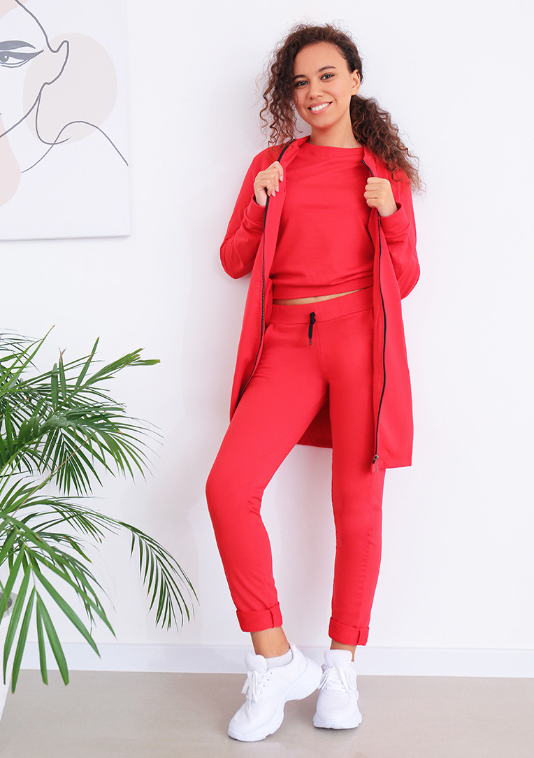 

Спортивный костюм тройка Fashion Girl "Republic" 42-44 красный