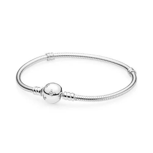 

Серебряный браслет Пандора Disney Микки 18 #590731CZ