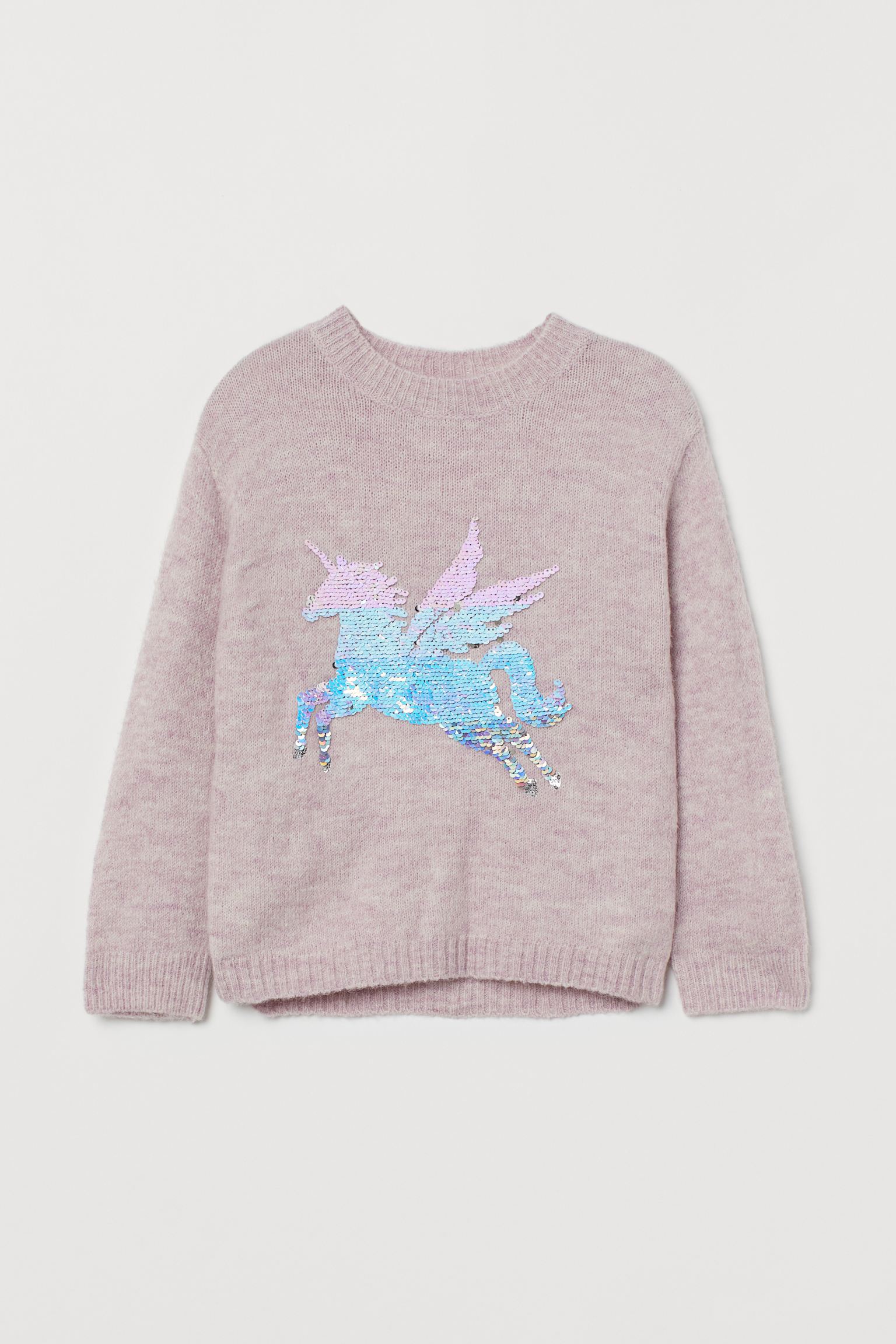 

Джемпер H&M 110 116см розовый меланж 1612772021