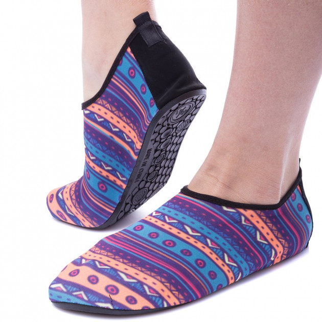 

Аквашузы Skin Shoes PL-1822 фиолетово-желтый 2XL(размер 42-43, 27-28 см) \1