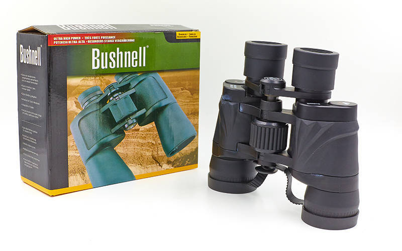 

Бинокль BUSHNELL 8х40 AXT1136-S /2 (пластик, стекло, PVC-чехол, черный)
