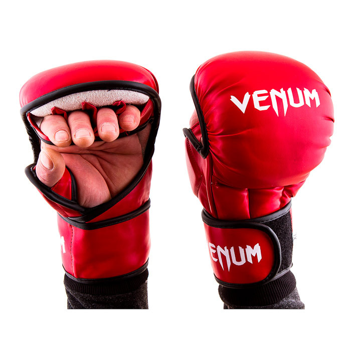 

Перчатки Venum MMA, 415 Flex,красный. VM415 Размер XL