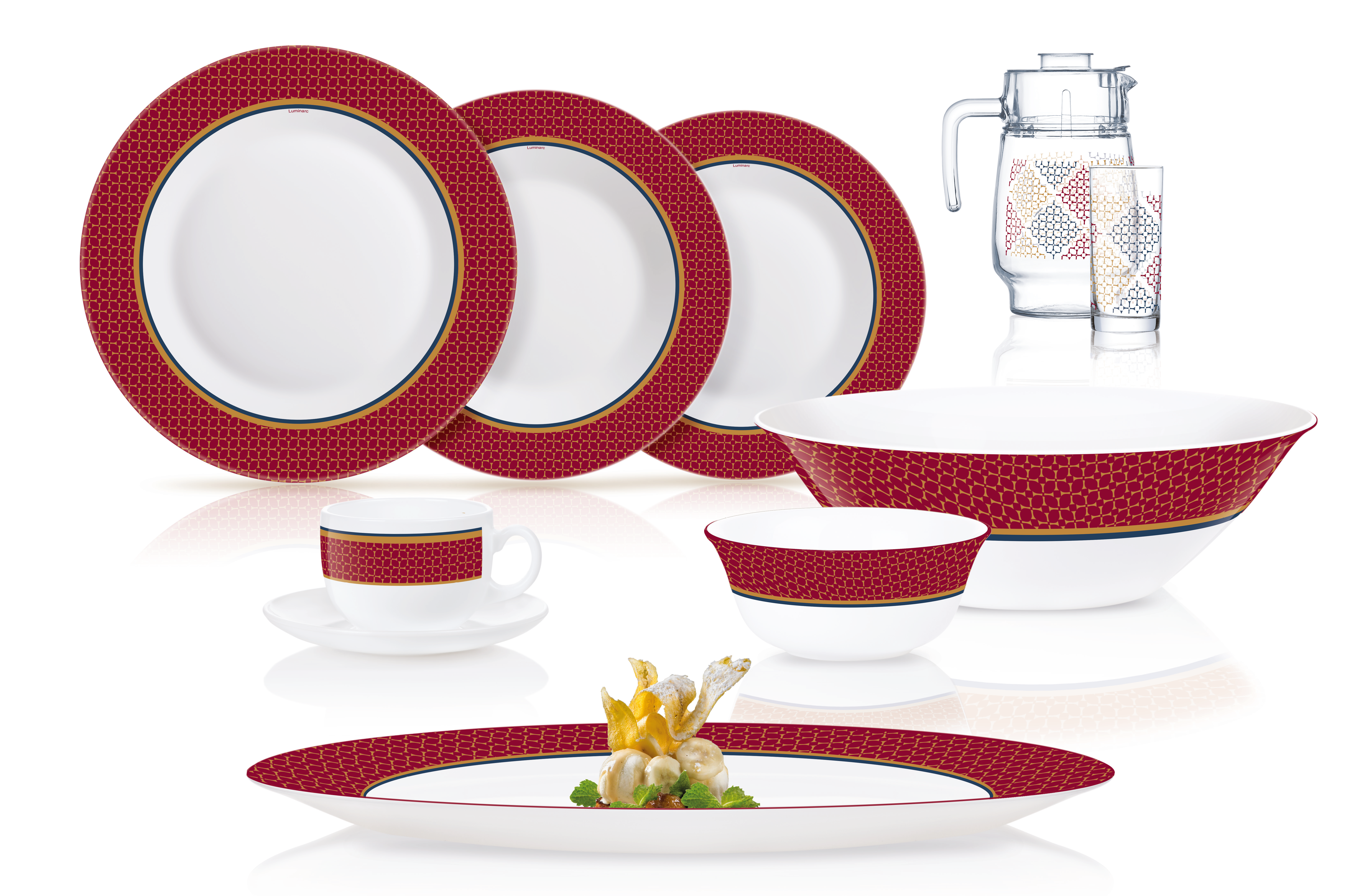 

Сервіз LUMINARC ESSENCE ALTO RUBIS, 46 предметів