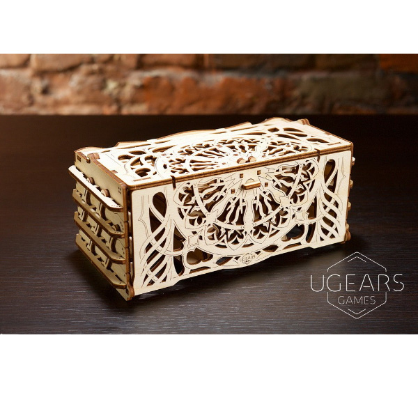 

Механические 3D пазлы UGEARS - "Кардхолдер для настольных игр":