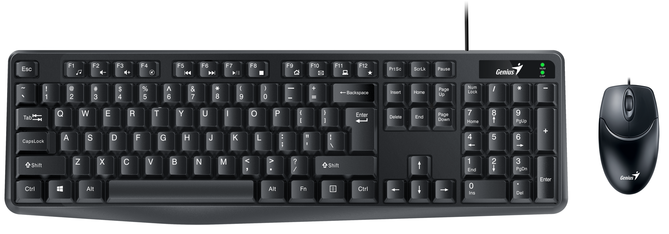 

IT набір Genius KM-170 Black UKR (6738497)