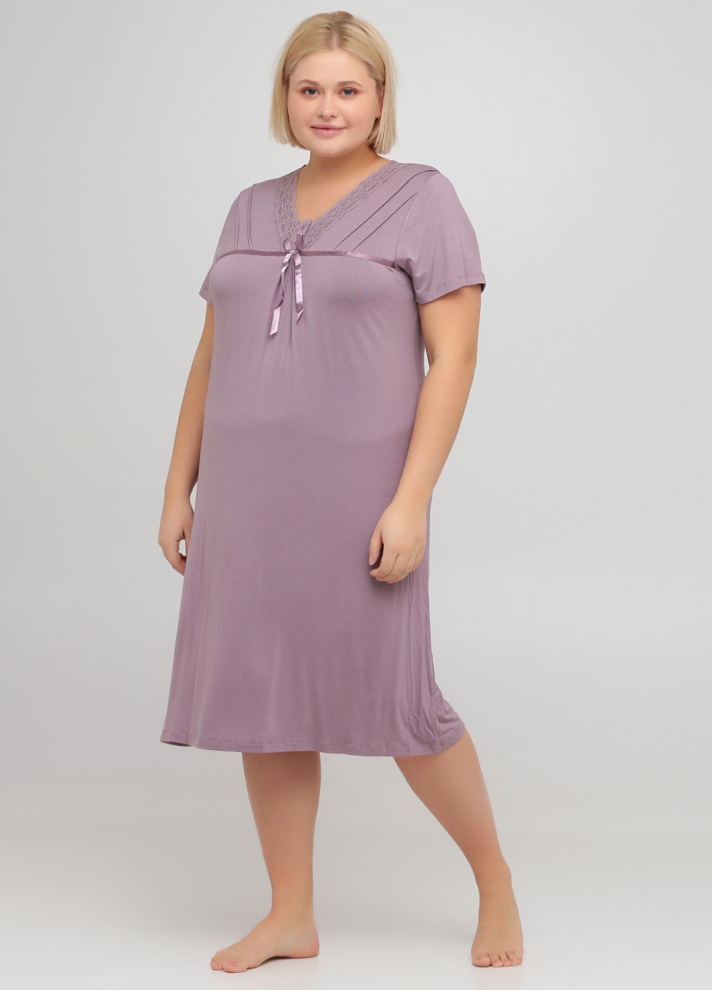 

Ночная рубашка женская Cotpark  сиреневая (13363-22, Ночная рубашка женская Cotpark XL сиреневая (13363-22)