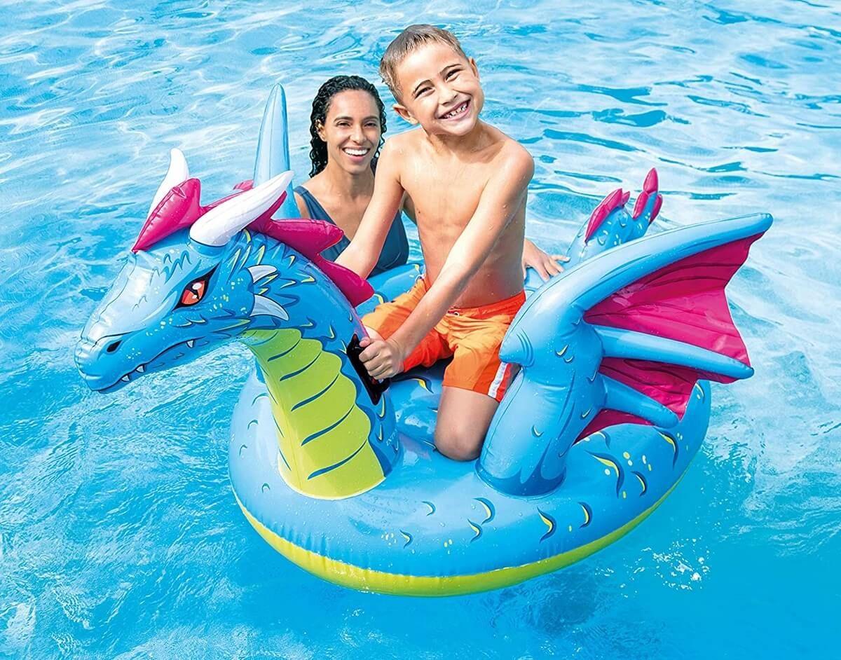 

Плотик надувной дракон 201-191 см Intex 57563