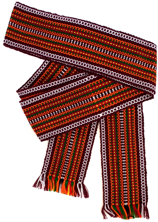 

Разноцветный тканый пояс HandMade Present Ручная работа