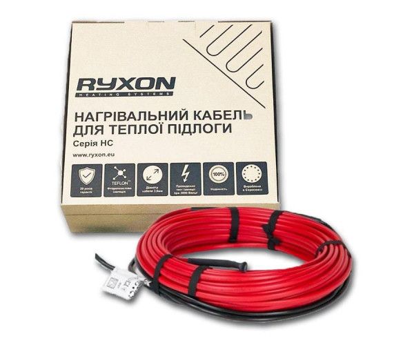 

Двухжильный нагревательный кабель Ryxon 110 м., комплект