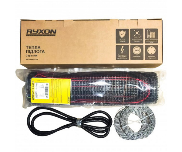 

Двухжильный нагревательный мат Ryxon 2,5 м².