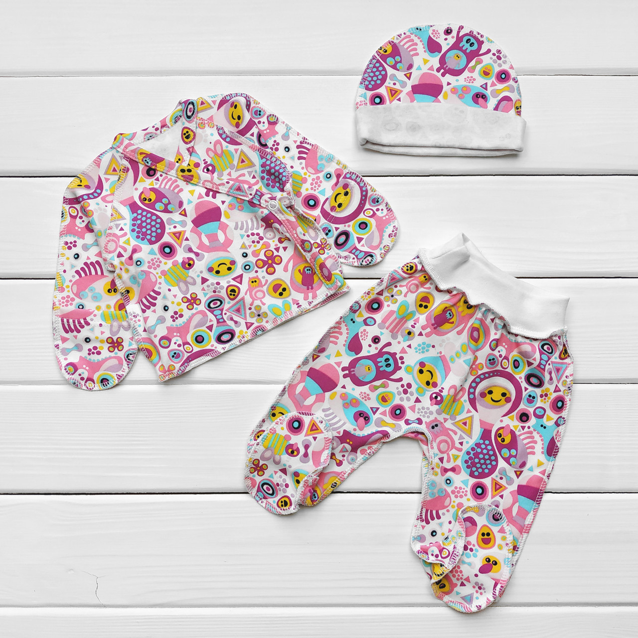 

Комплект Malena ясельный 3-х предметный 62 см розовый