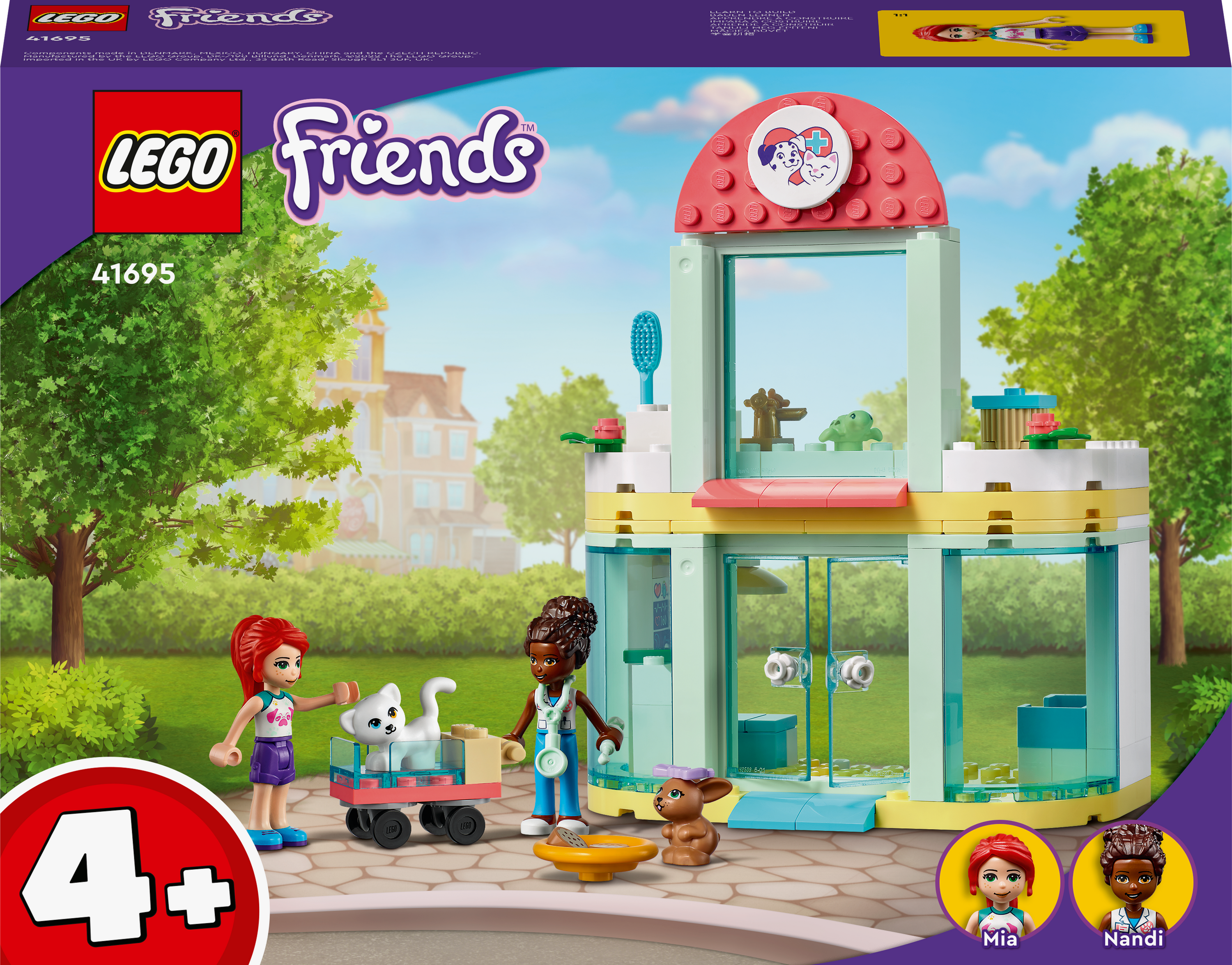 

Конструктор LEGO Friends Ветеринарная клиника 111 деталей (41695)