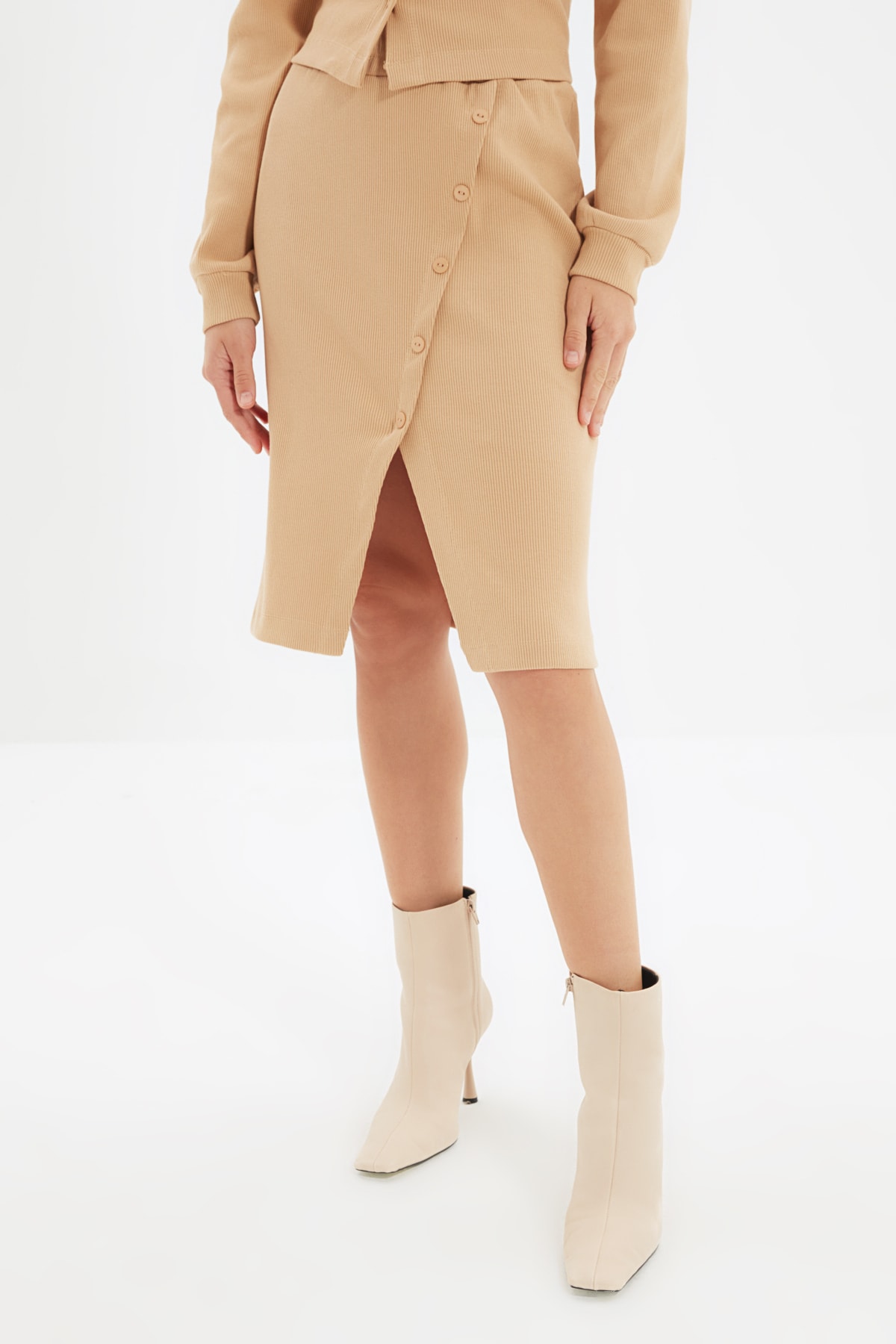 

Юбка Trendyol TWOAW22ET0120  Camel, Юбка Trendyol TWOAW22ET0120 S Camel