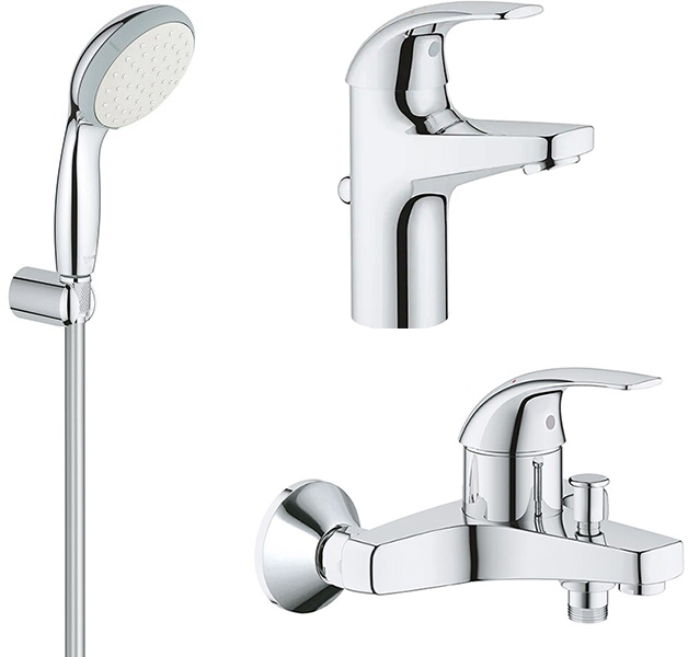 

Набор смесителей GROHE Start Curve 126746 (23805000+23768000+26198000)